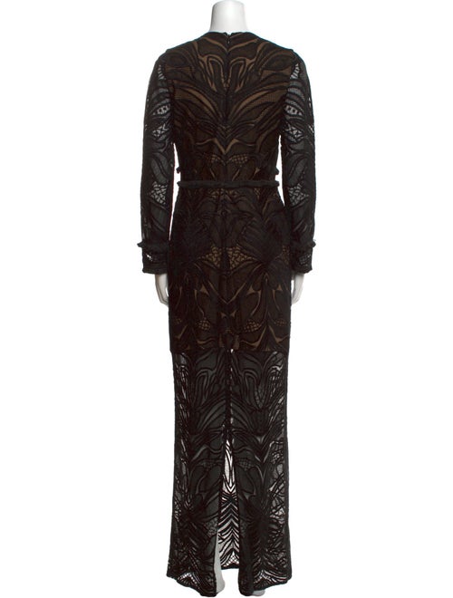 Alexis Lace Pattern Long Dress