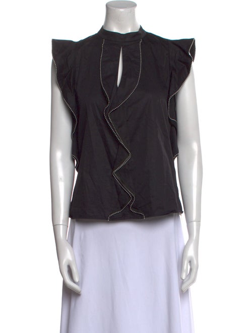 Alexis Mock Neck Sleeveless Top