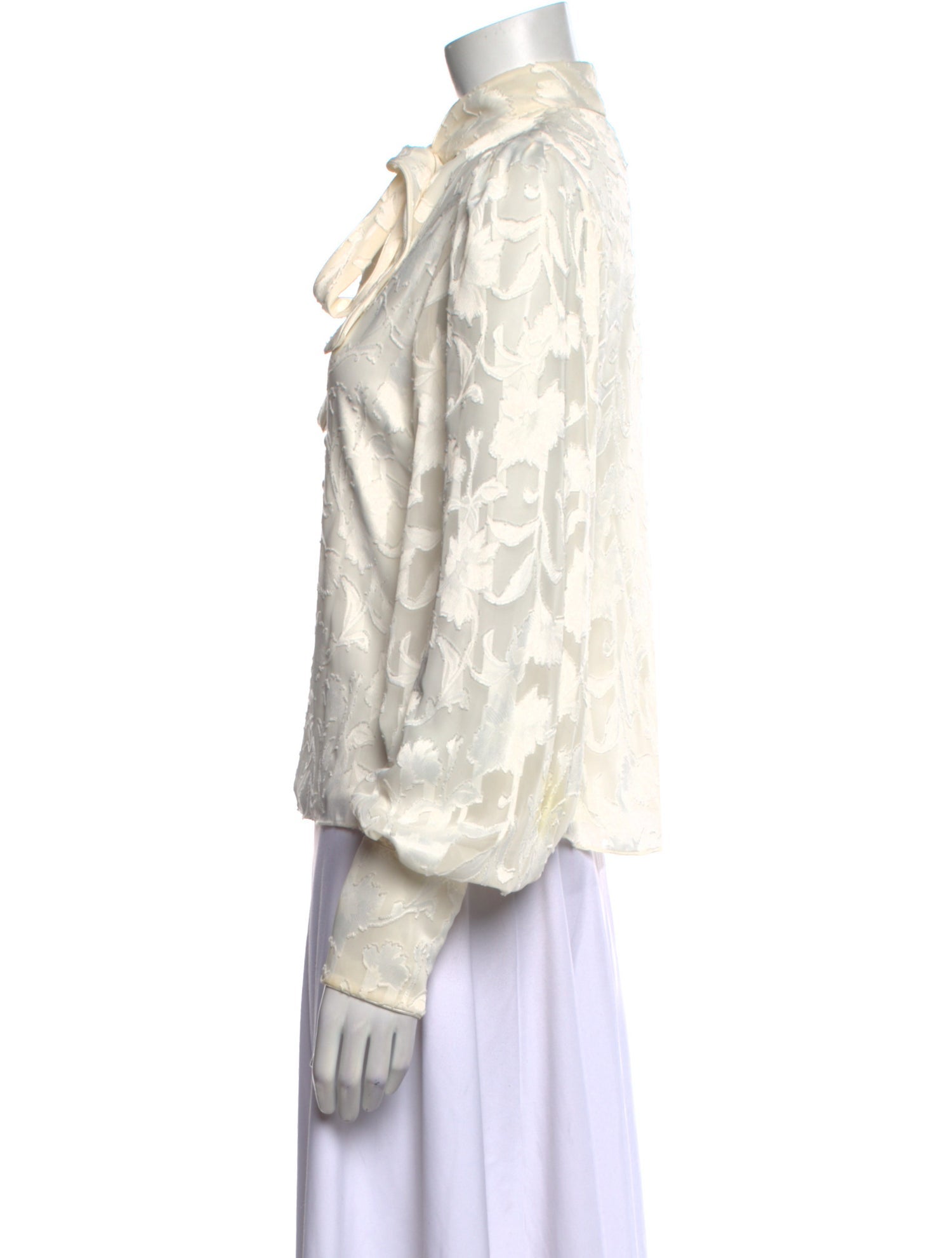 Alexis Mock Neck Long Sleeve Blouse