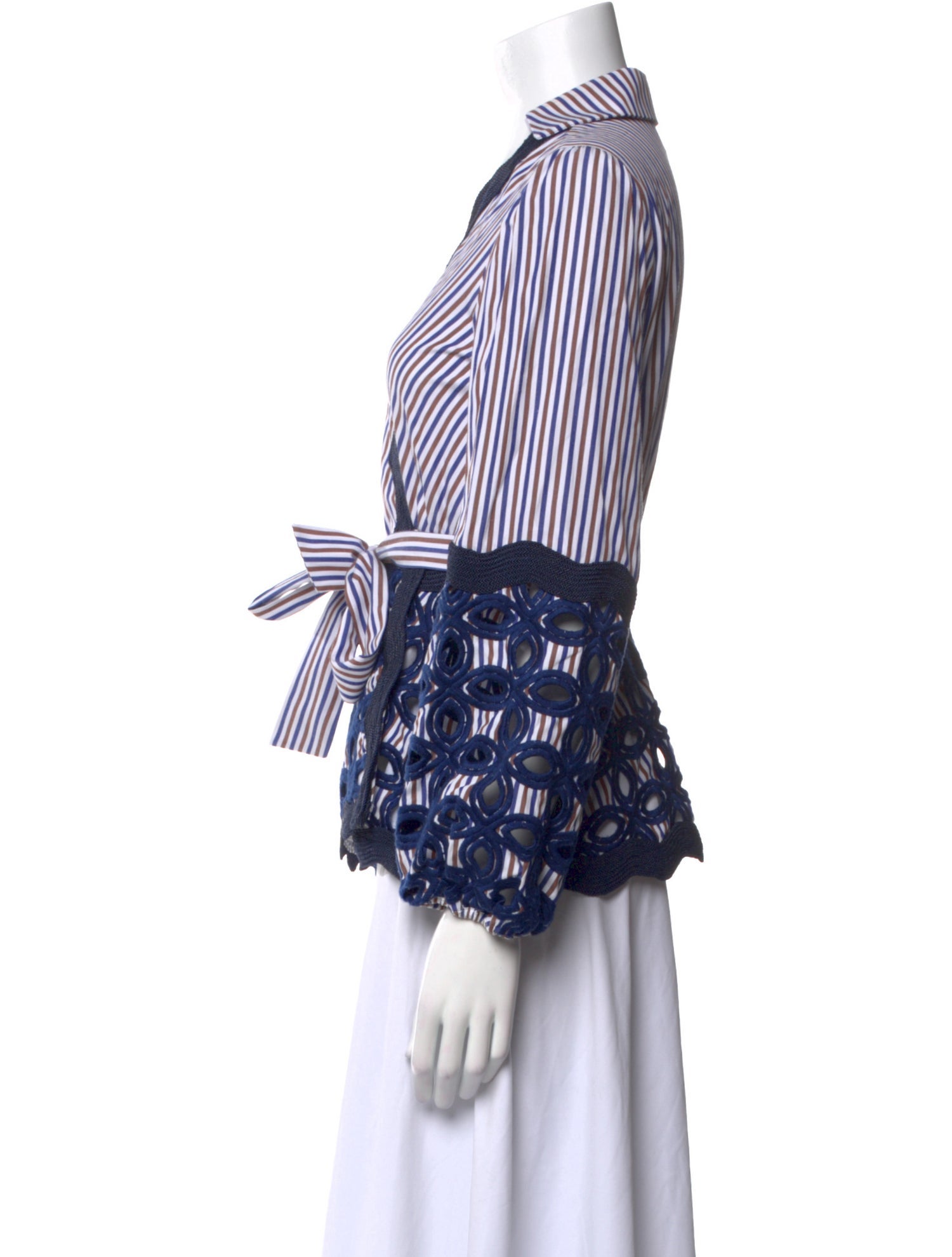 Alexis Printed V-Neck Blouse