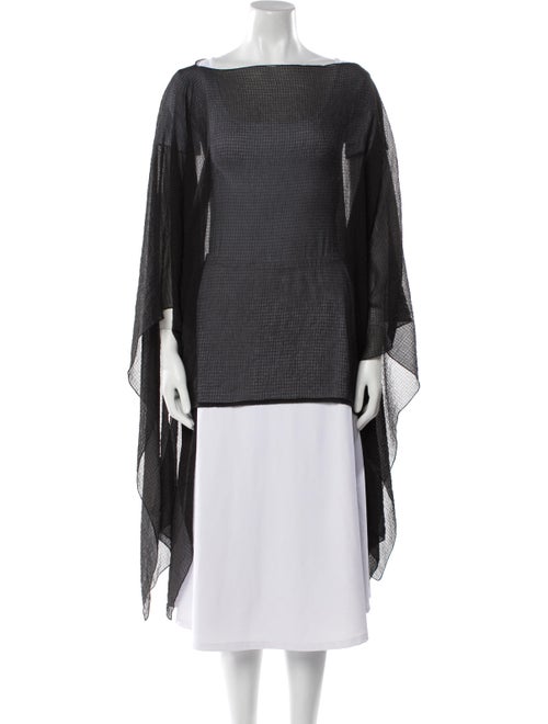 Alexis Colorblock Pattern Bateau Neckline Sweater