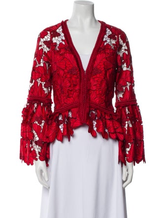 Alexis Floral Print Evening Jacket