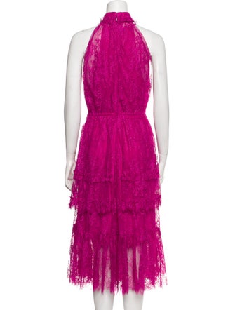 Alexis Mock Neck Midi Length Dress