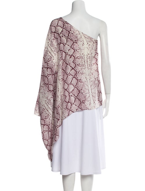 Alexis Animal Print One-Shoulder Tunic