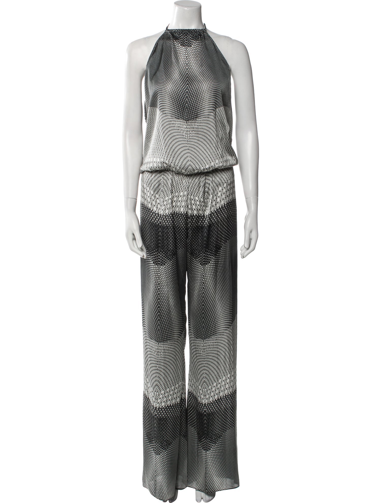 Alexis Printed Crew Neck Jumpsuit