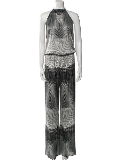 Alexis Printed Crew Neck Jumpsuit