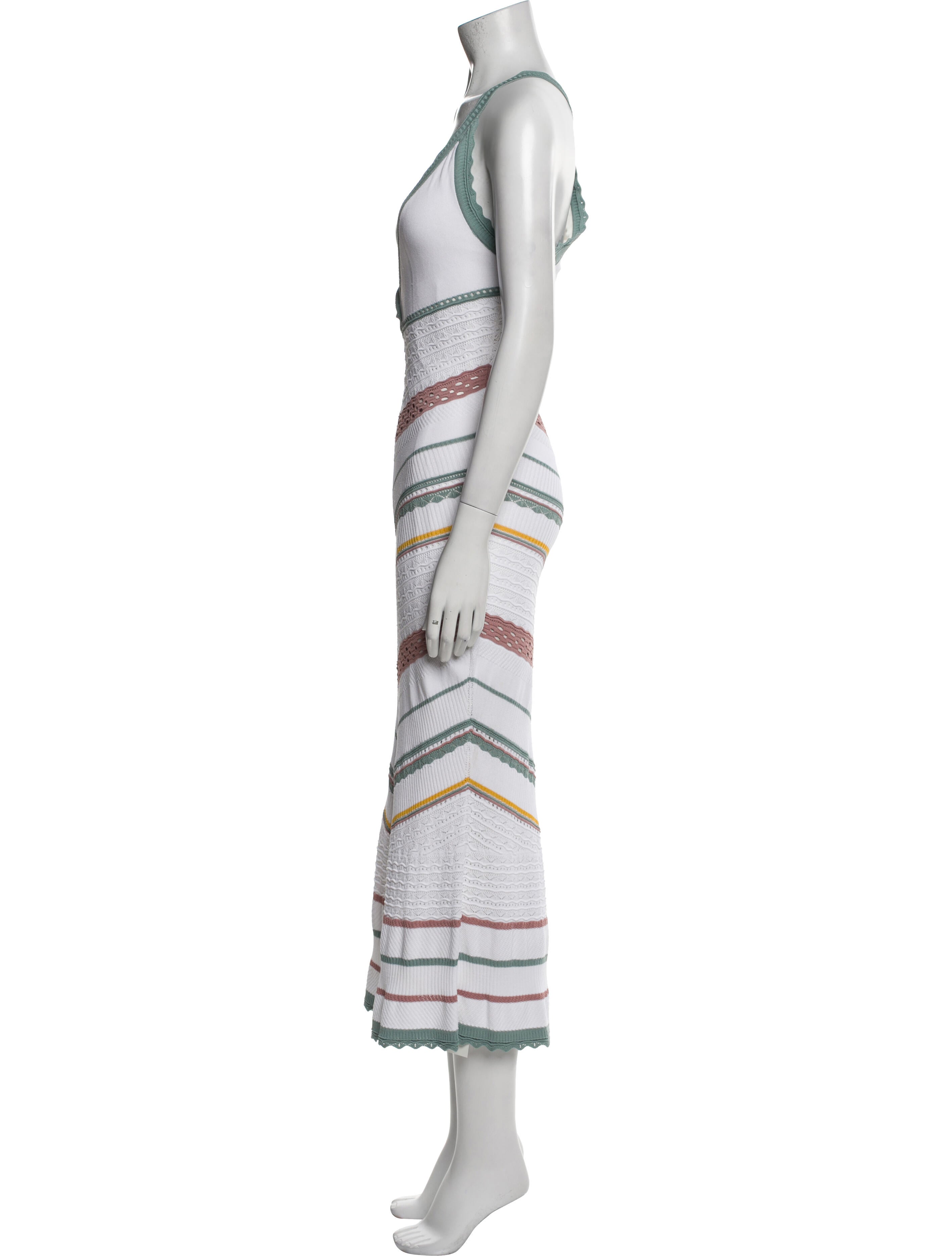 Alexis Striped Long Dress