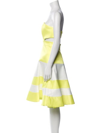 Alexis Colorblock Pattern Mini Dress