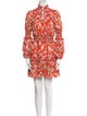 Alexis Floral Print Knee-Length Dress