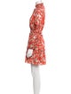 Alexis Floral Print Knee-Length Dress