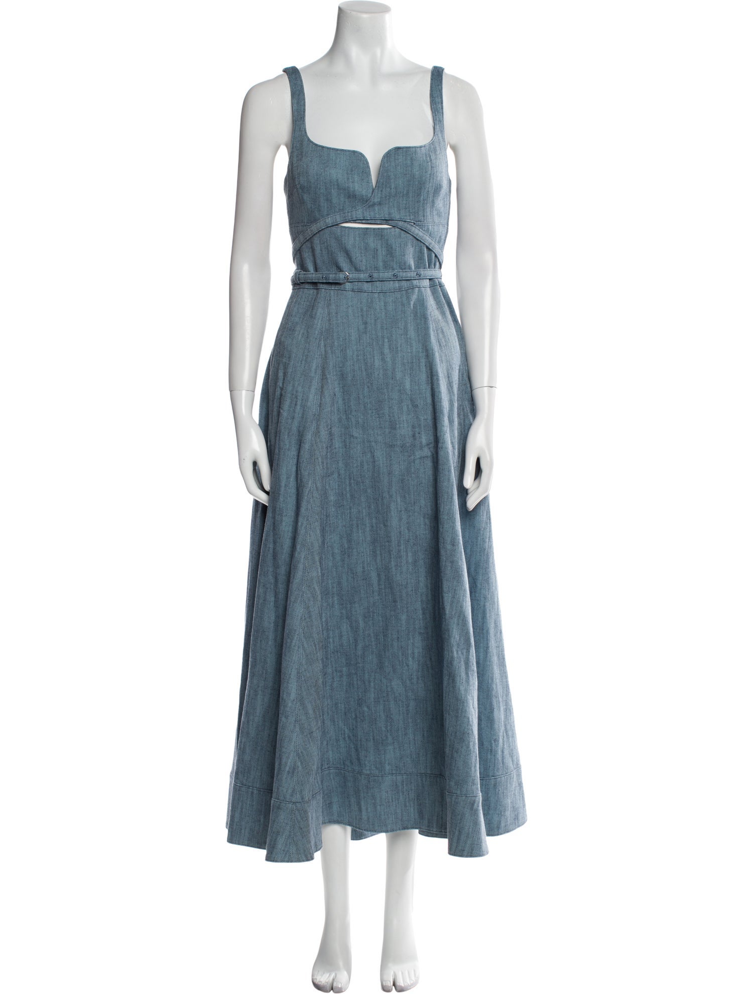 Alexis Square Neckline Long Dress w/ Tags