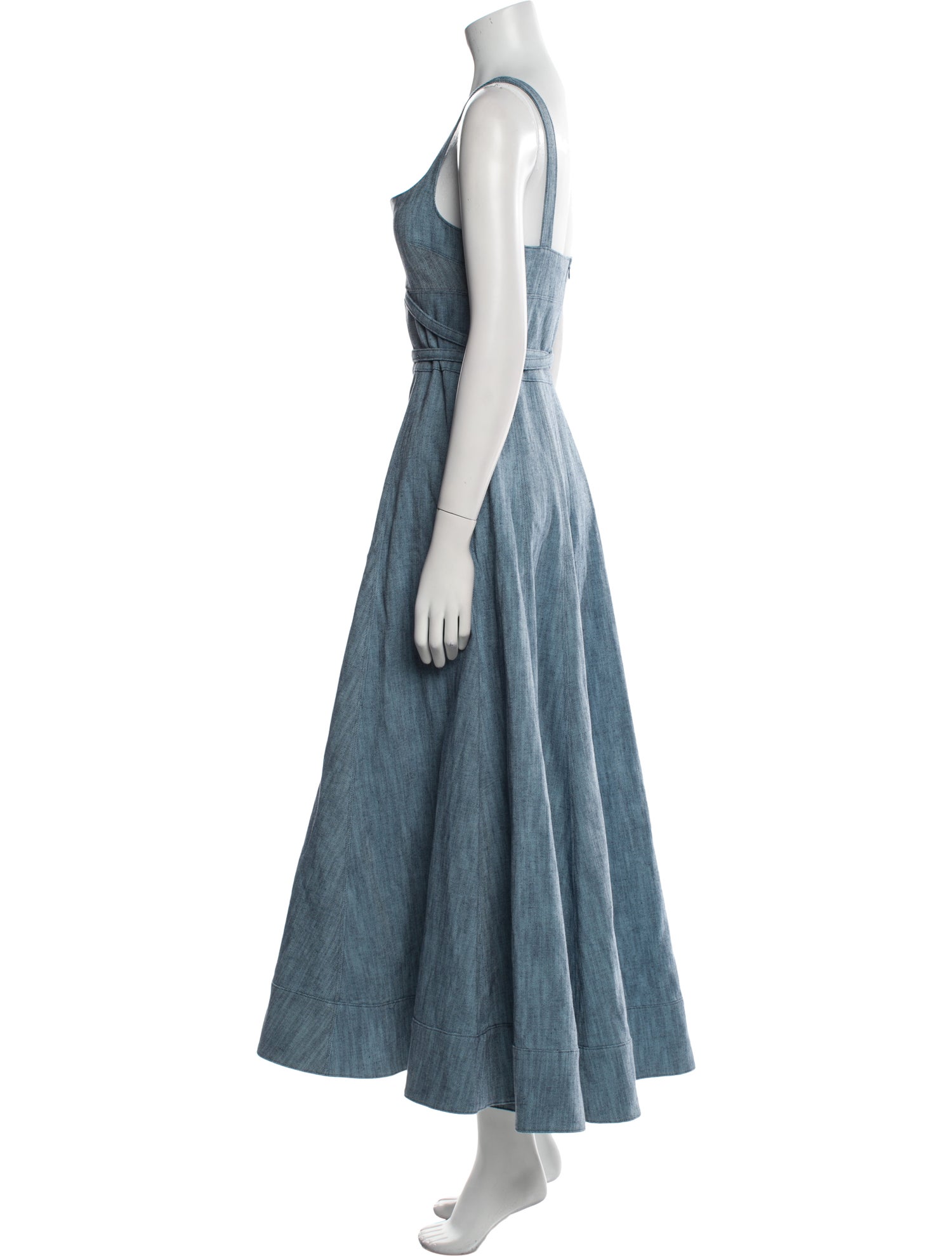 Alexis Square Neckline Long Dress w/ Tags