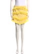 Alexis Fringe Trim Accent Mini Skirt
