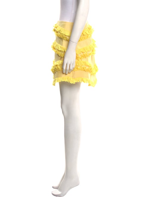 Alexis Fringe Trim Accent Mini Skirt