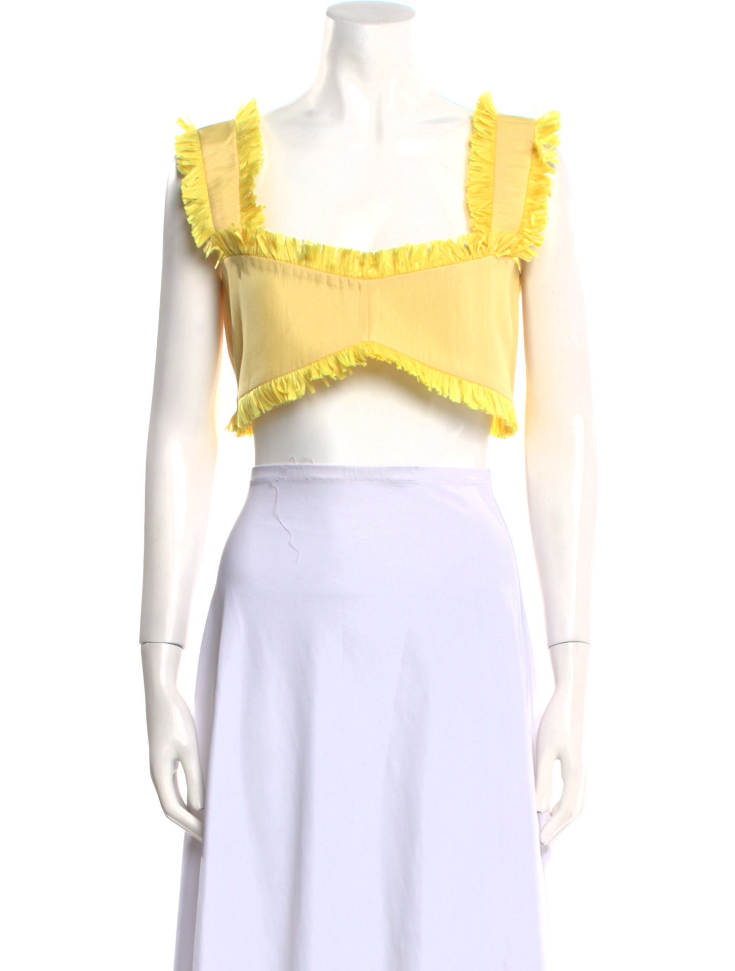 Alexis Square Neckline Sleeveless Crop Top