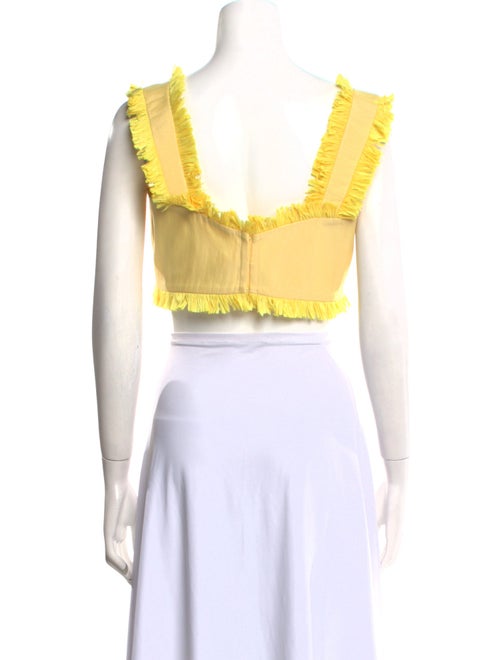 Alexis Square Neckline Sleeveless Crop Top