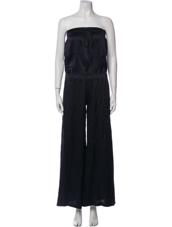 Alexis Silk Strapless Jumpsuit