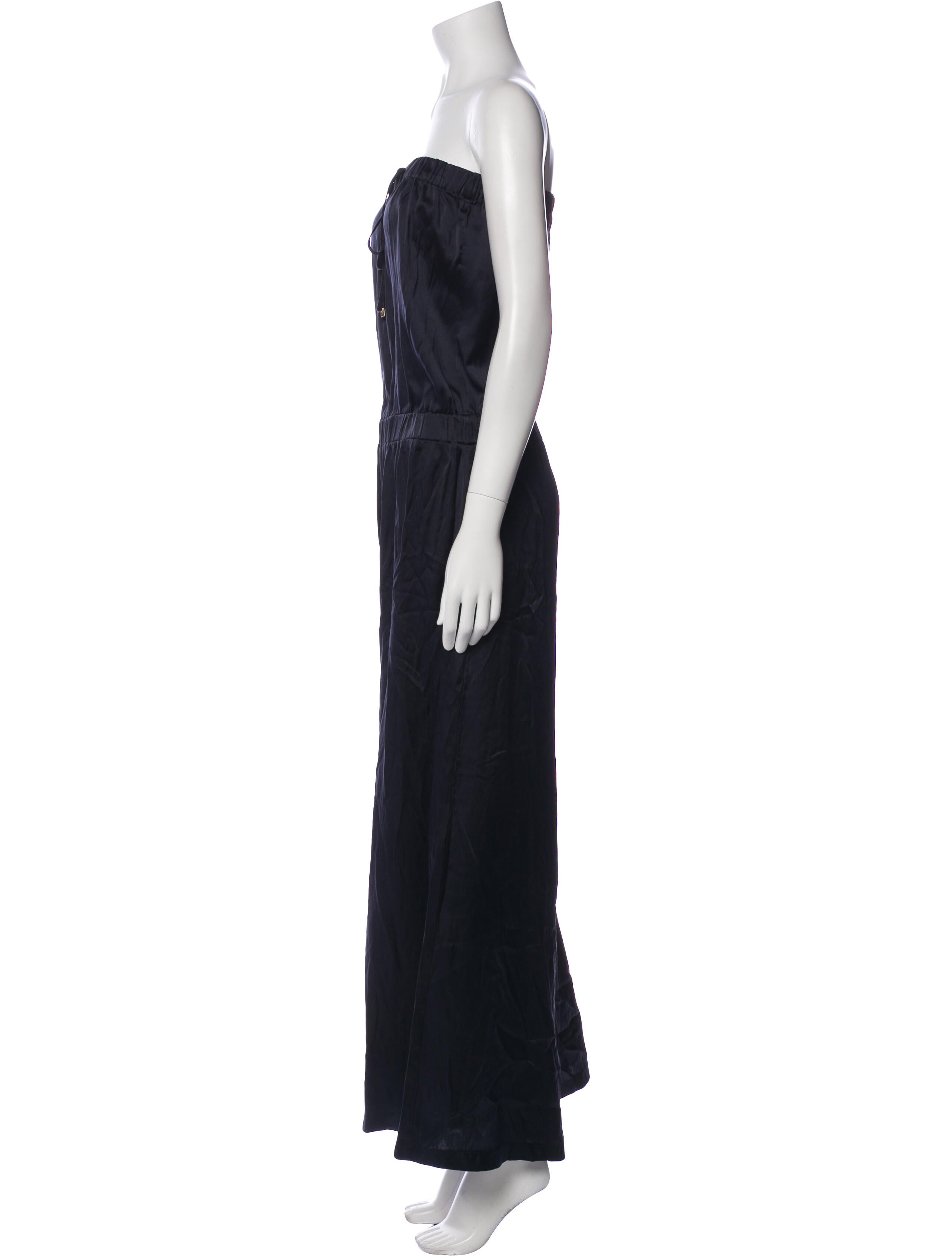 Alexis Silk Strapless Jumpsuit