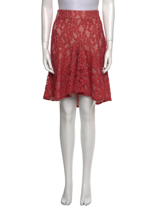 Alexis Lace Pattern Knee-Length Skirt