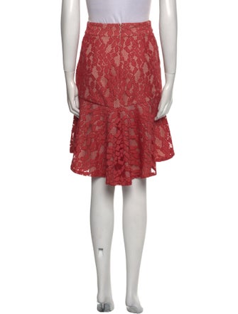 Alexis Lace Pattern Knee-Length Skirt