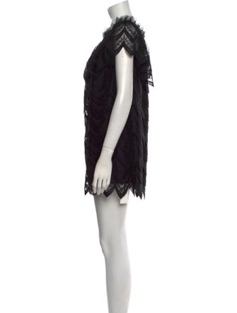 Alexis Lace Pattern Mini Dress