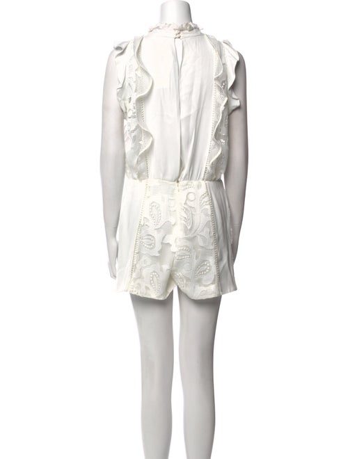 Alexis Printed Mock Neck Romper