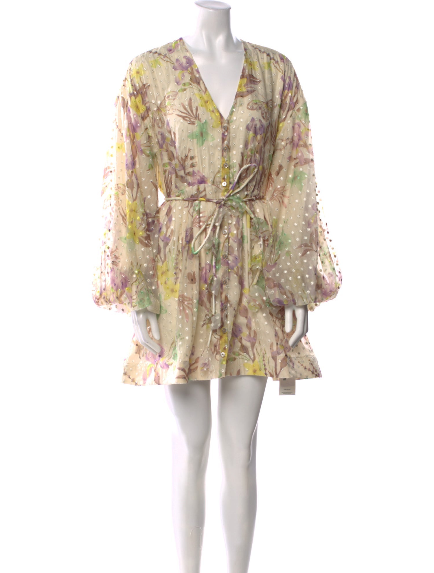 Alexis Floral Print Mini Dress