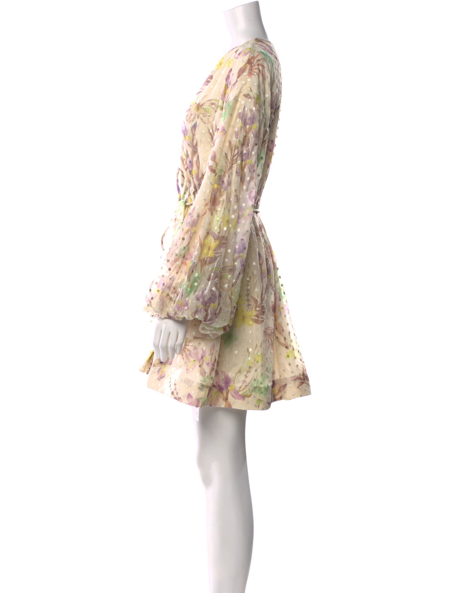 Alexis Floral Print Mini Dress