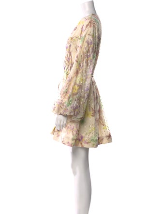 Alexis Floral Print Mini Dress