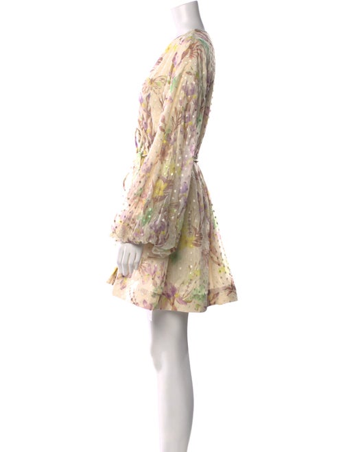 Alexis Floral Print Mini Dress