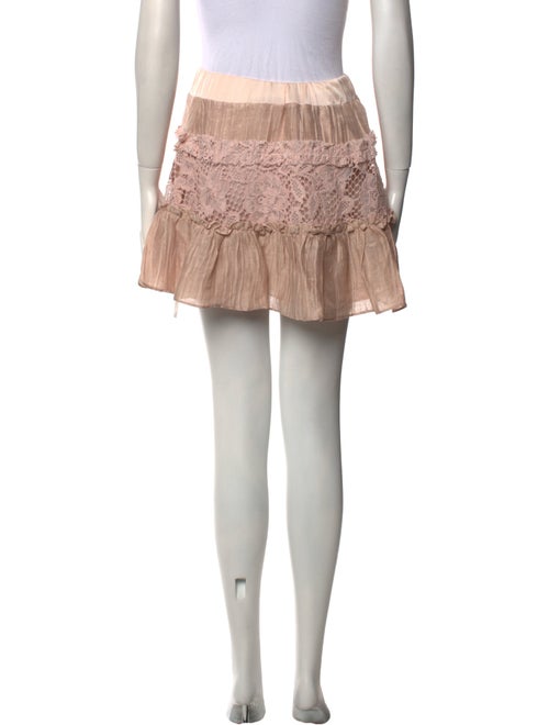 Alexis Ruffle Embellishment Mini Skirt