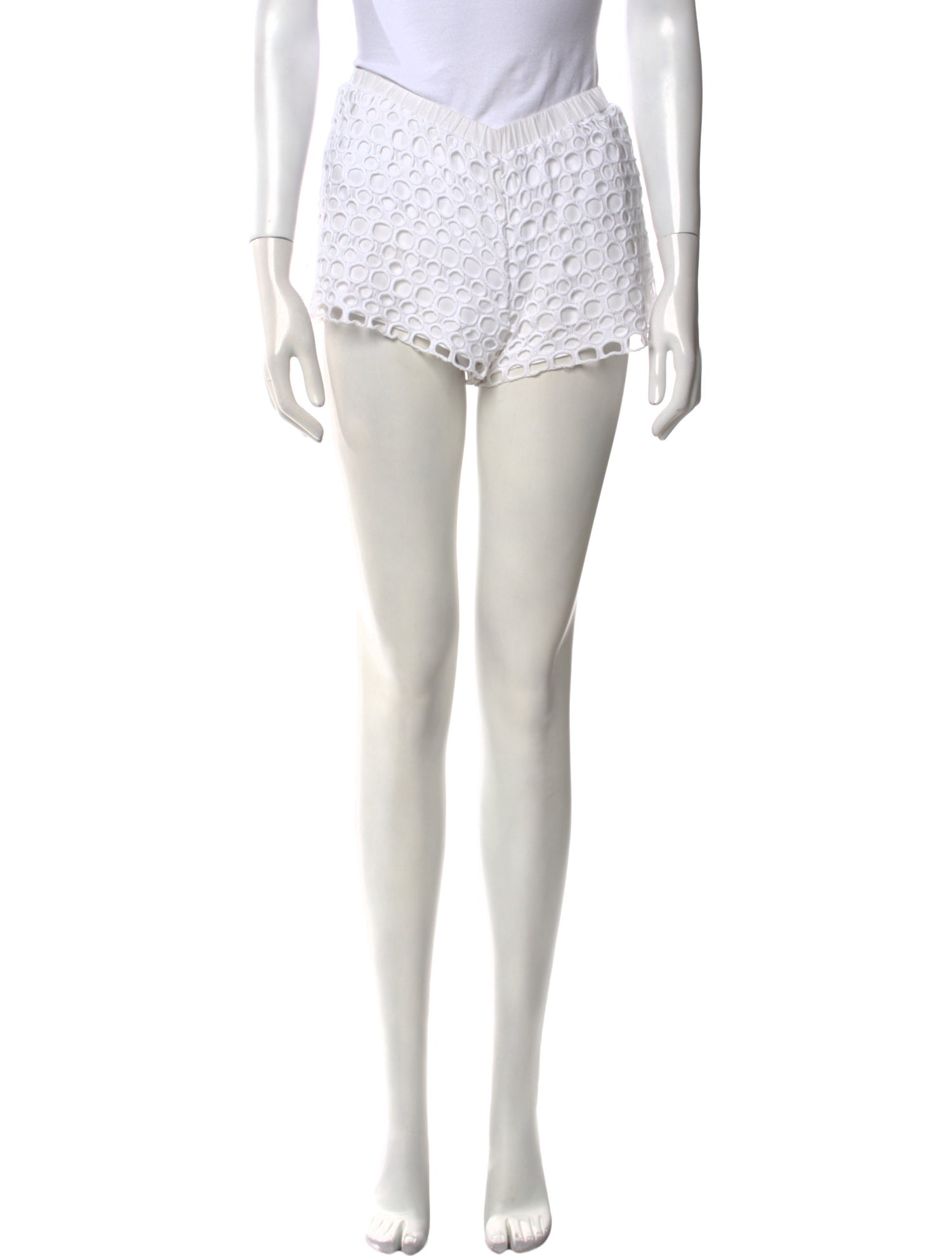 Alexis Lace Pattern Mini Shorts