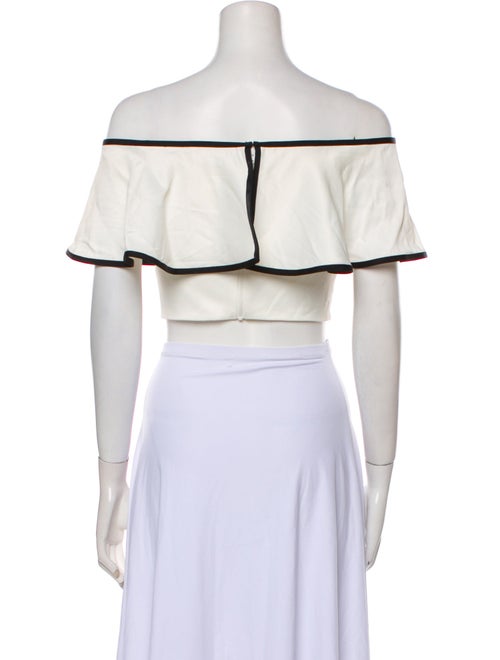 Alexis Off-The-Shoulder Short Sleeve Crop Top