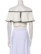 Alexis Off-The-Shoulder Short Sleeve Crop Top