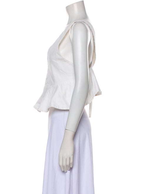 Alexis V-Neck Sleeveless Crop Top