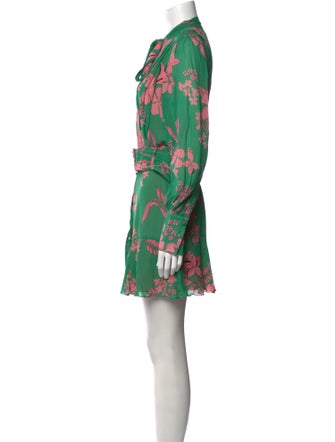 Alexis Floral Print Mini Dress