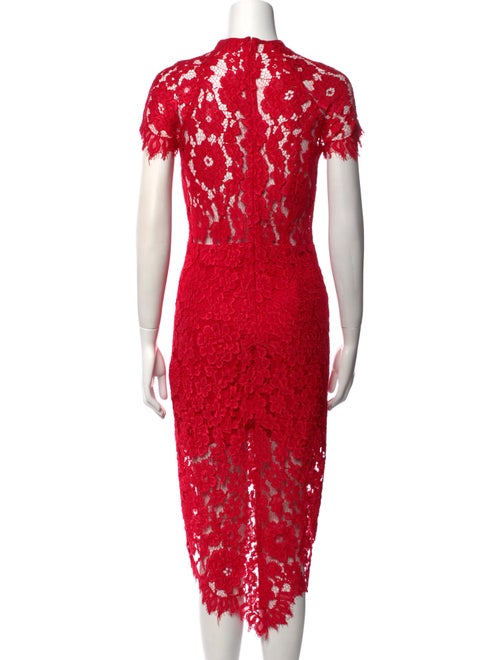Alexis Lace Pattern Midi Length Dress