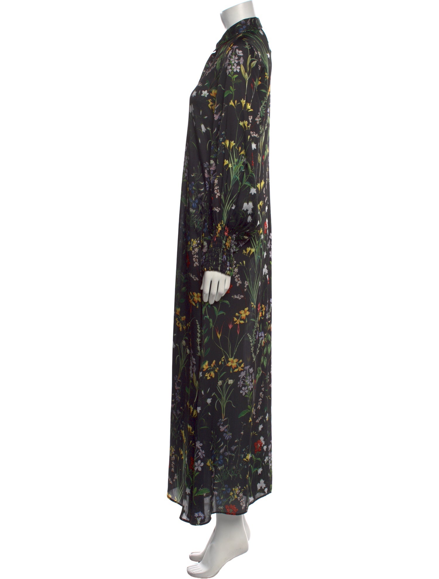 Alexis Floral Print Long Dress