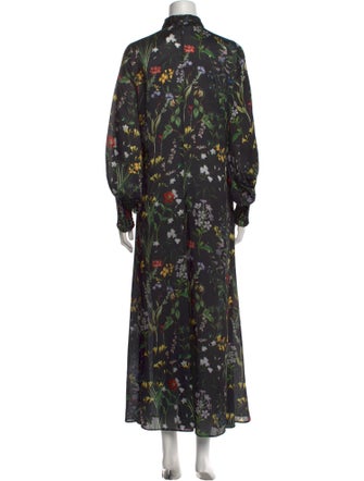Alexis Floral Print Long Dress