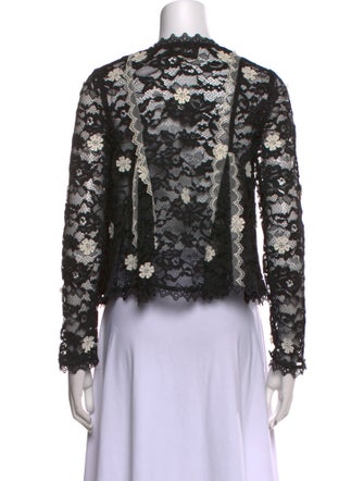 Alexis Lace Lace Pattern Blouse