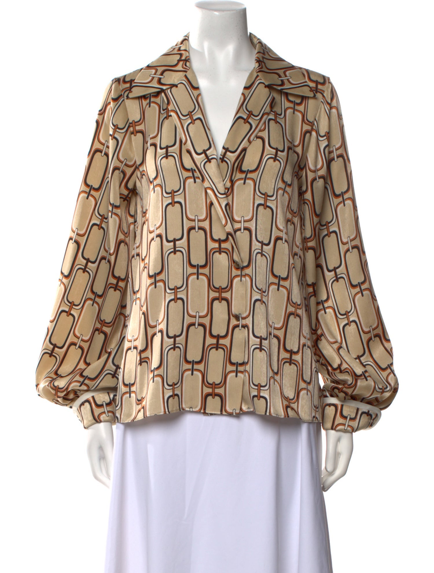 Alexis Printed Long Sleeve Blouse