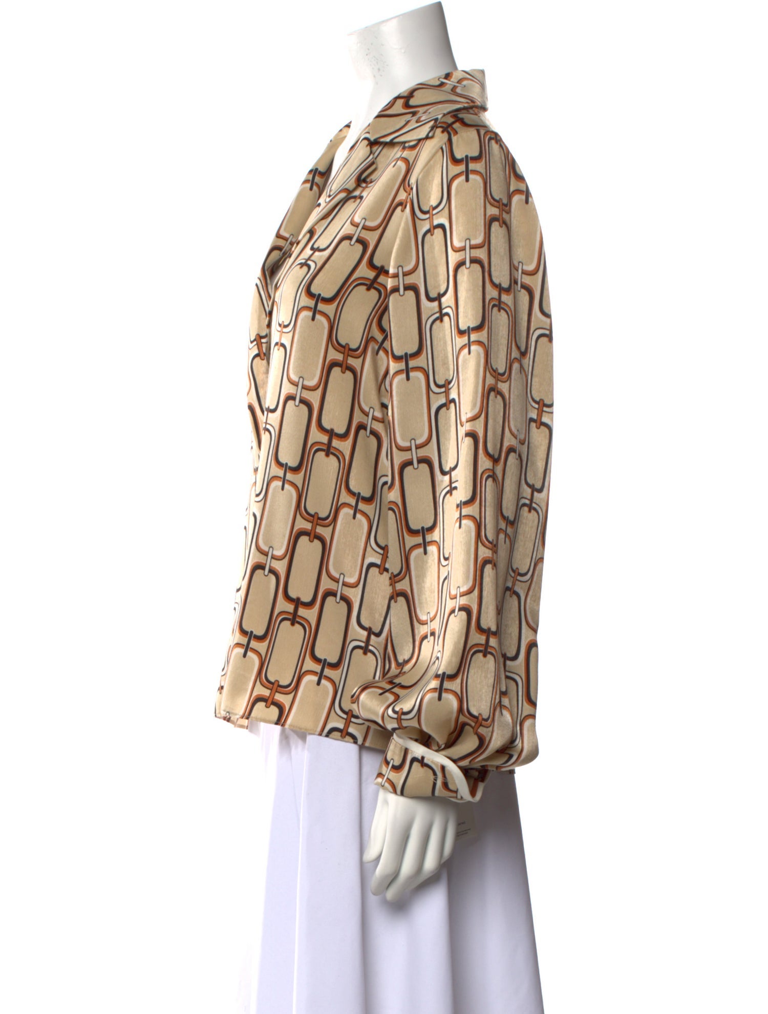 Alexis Printed Long Sleeve Blouse