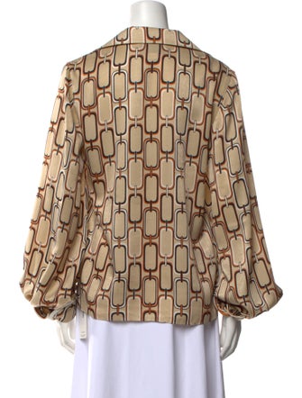 Alexis Printed Long Sleeve Blouse