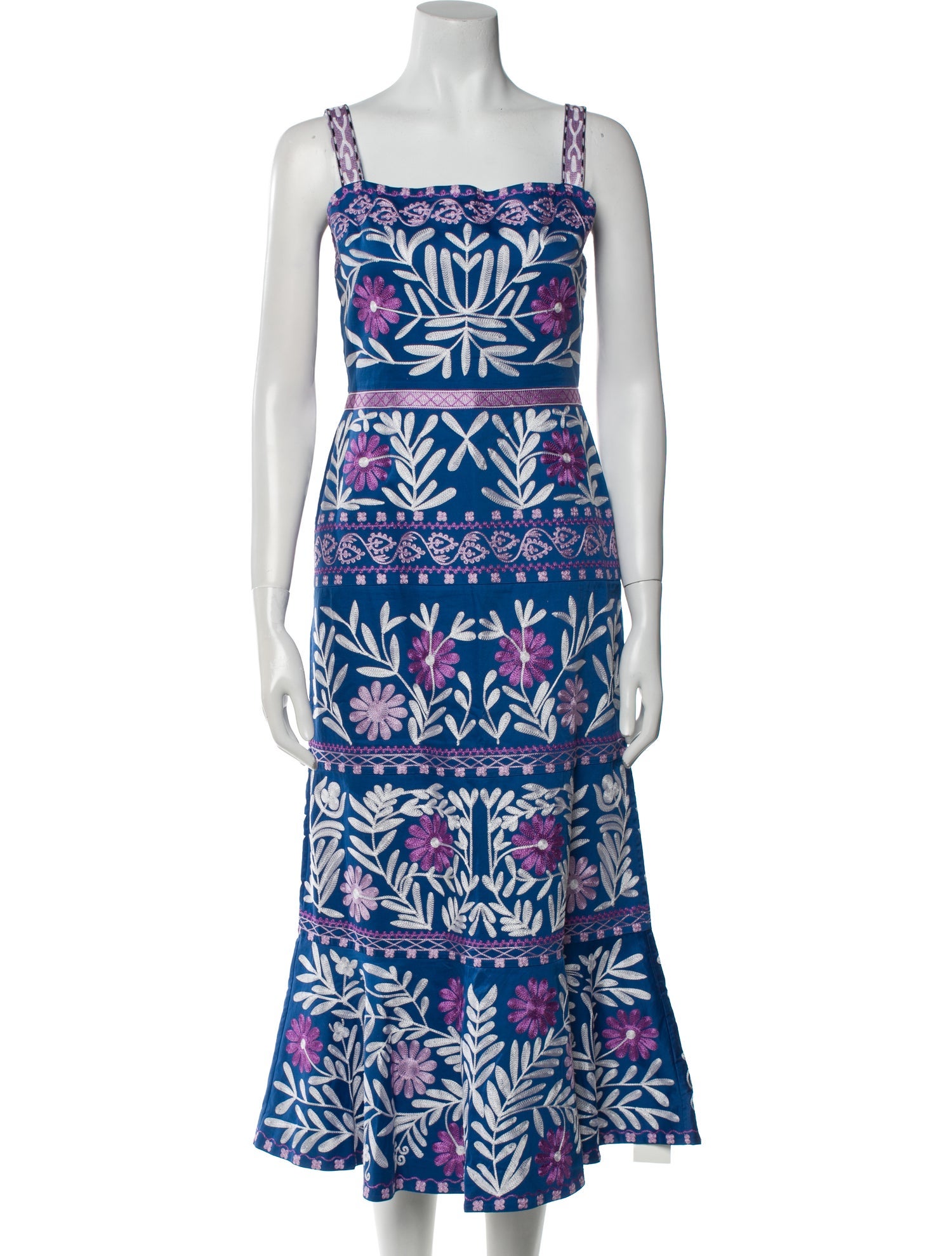 Alexis Floral Print Long Dress