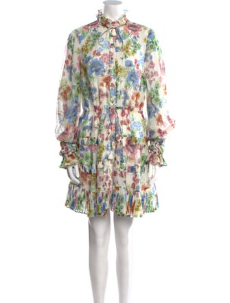 Alexis Floral Print Mini Dress