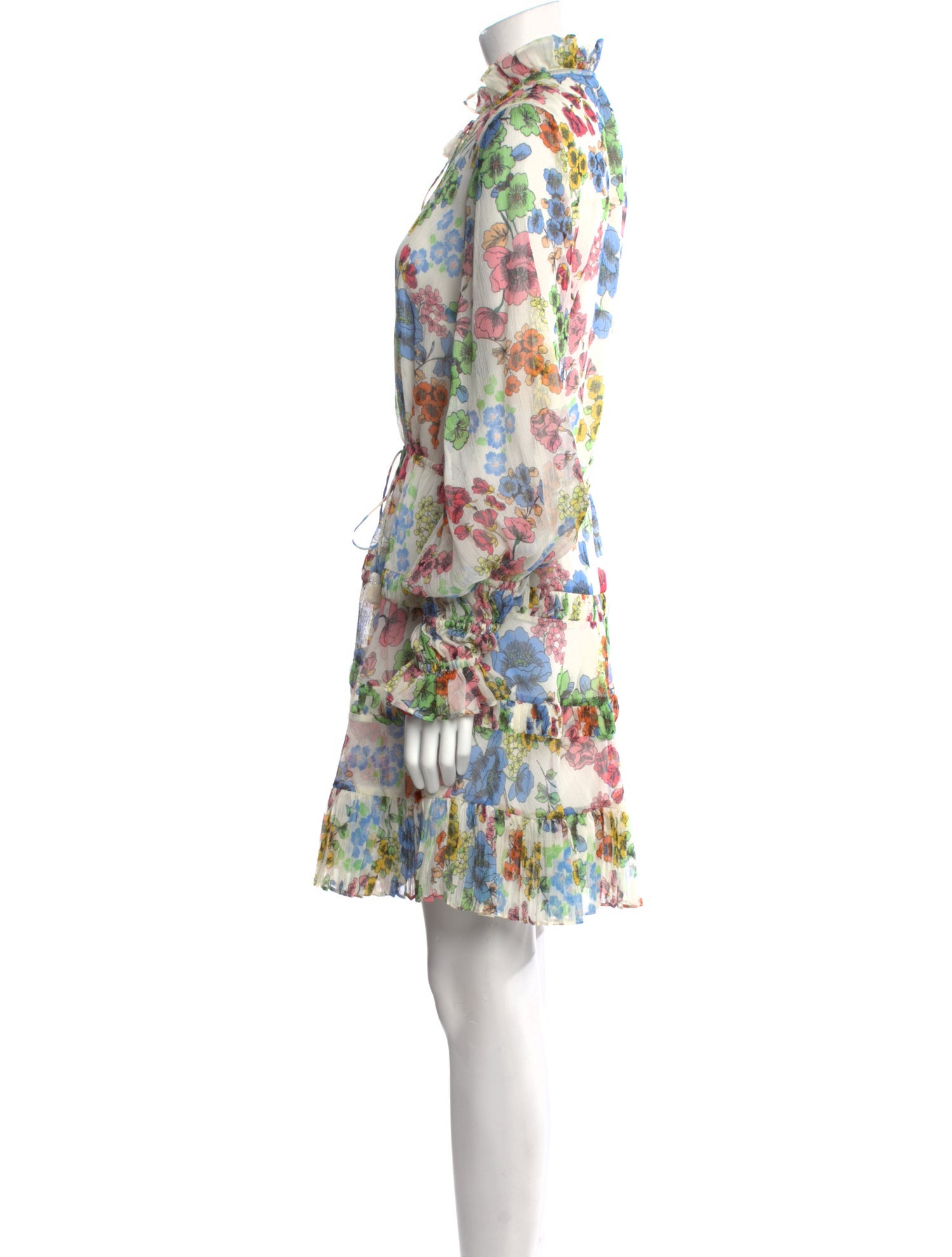 Alexis Floral Print Mini Dress