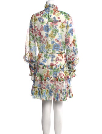 Alexis Floral Print Mini Dress