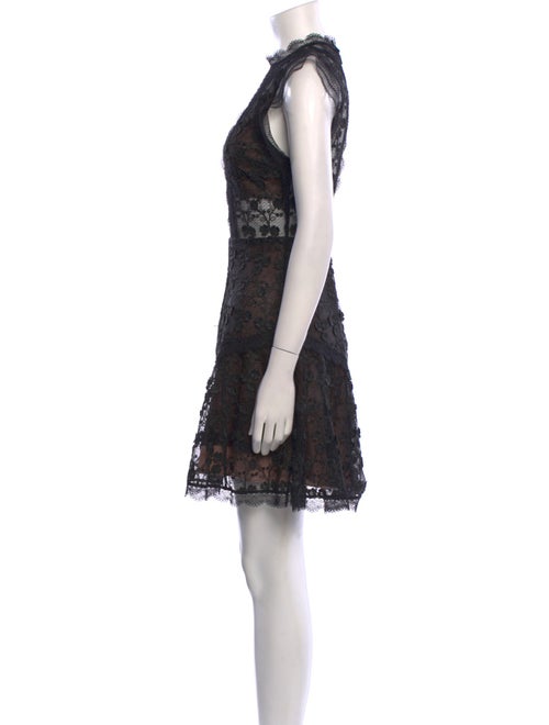 Alexis Lace Pattern Mini Dress
