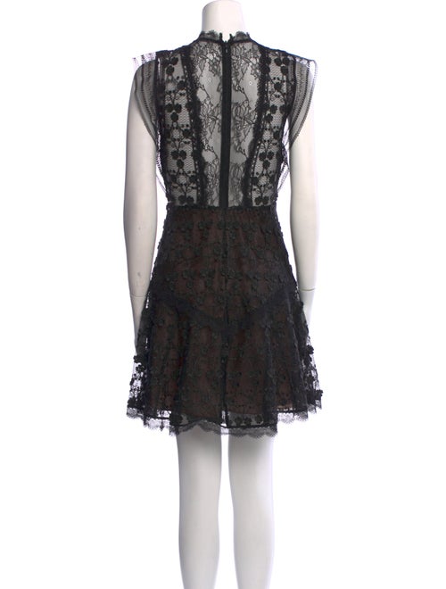 Alexis Lace Pattern Mini Dress