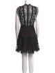 Alexis Lace Pattern Mini Dress